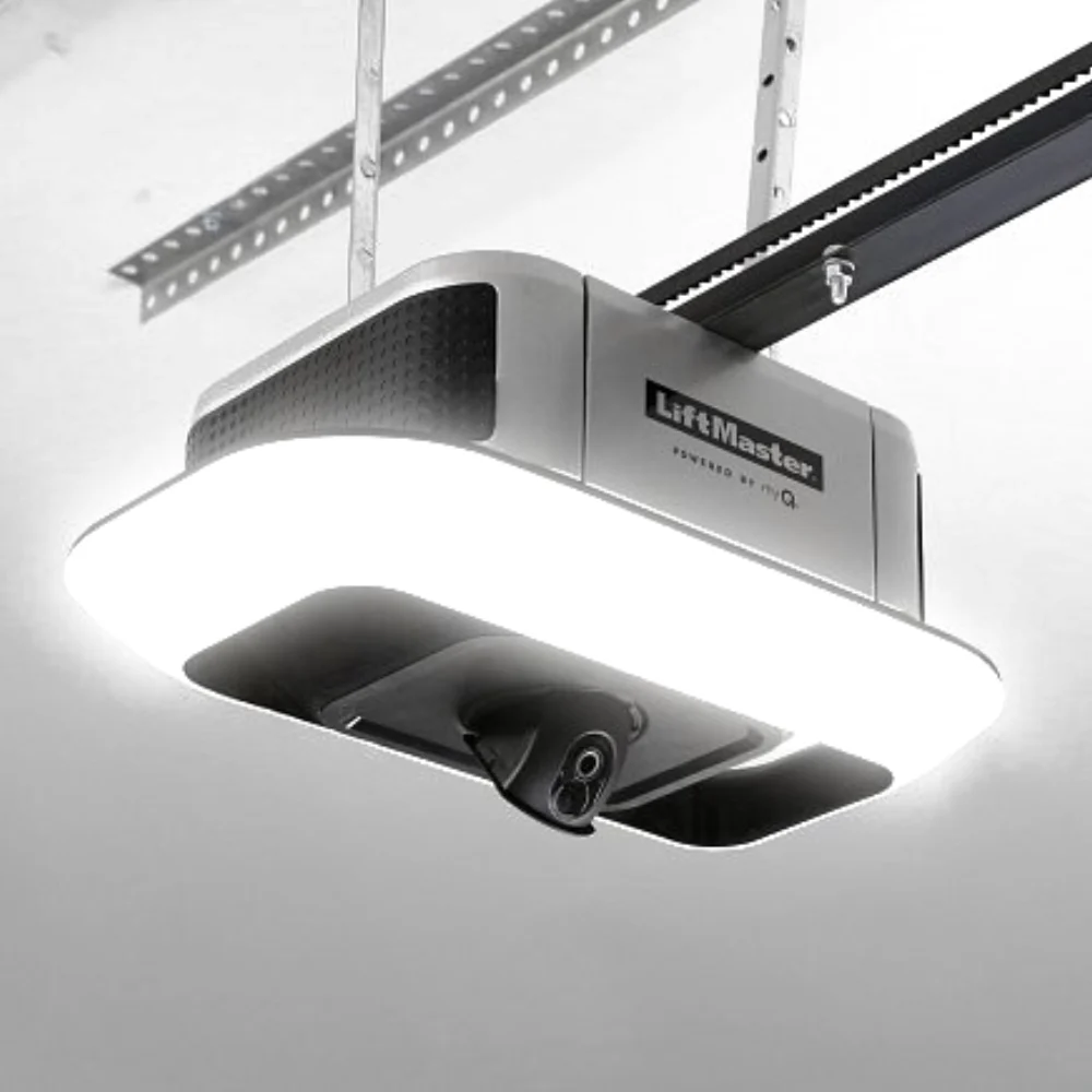 LiftMaster 6690L belt-drive garage door opener with 360-degree camera